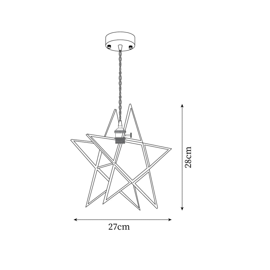 Lione Pink Stained Glass Pendant Light