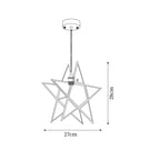 Lione Pink Stained Glass Pendant Light