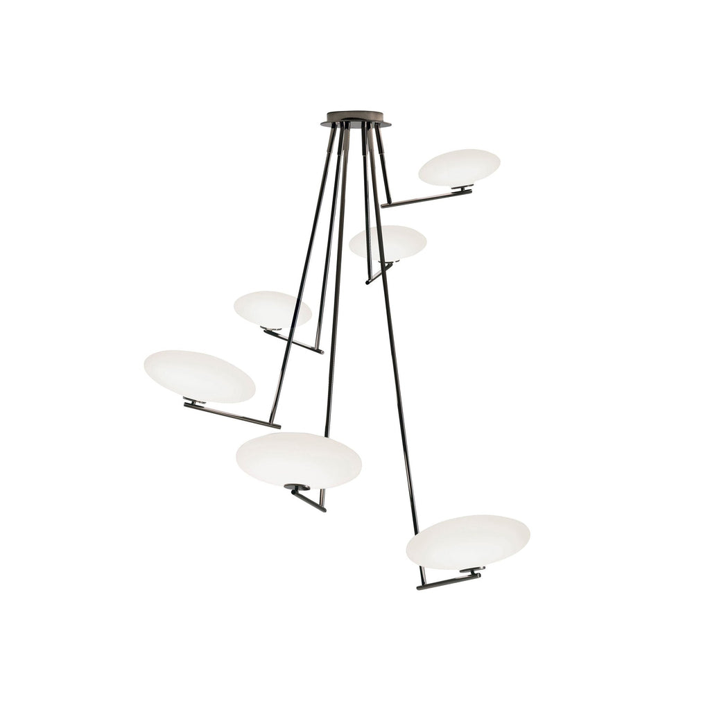 Umirarae Individual Creativity Brass Glass Ceiling Lamp