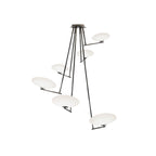 Umirarae Individual Creativity Brass Glass Ceiling Lamp