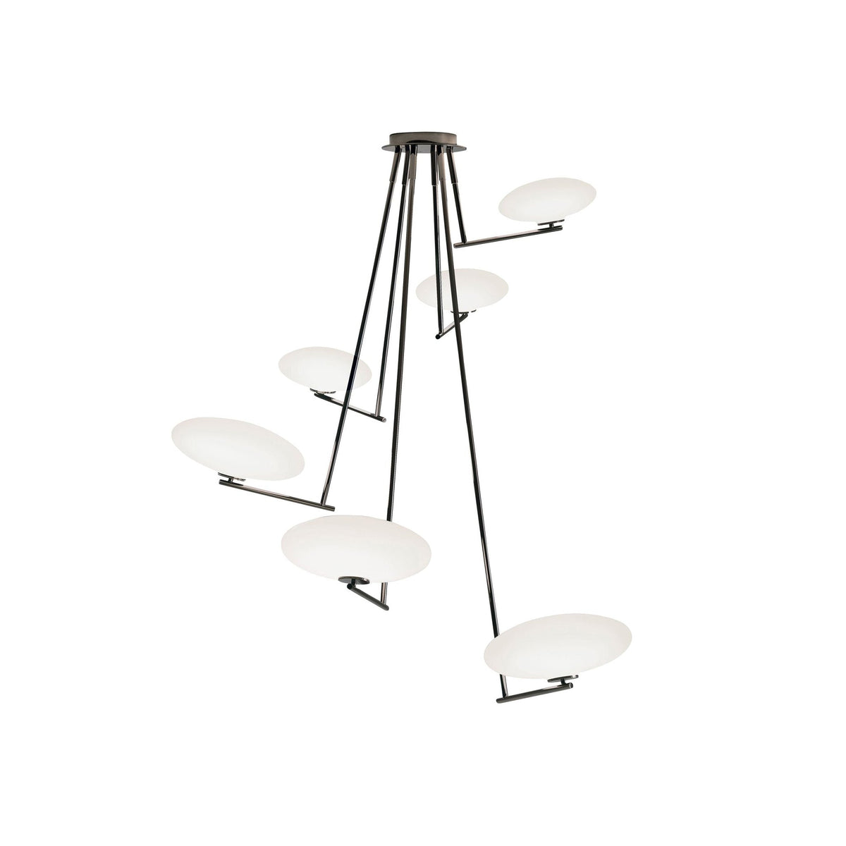 Umirarae Individual Creativity Brass Glass Ceiling Lamp