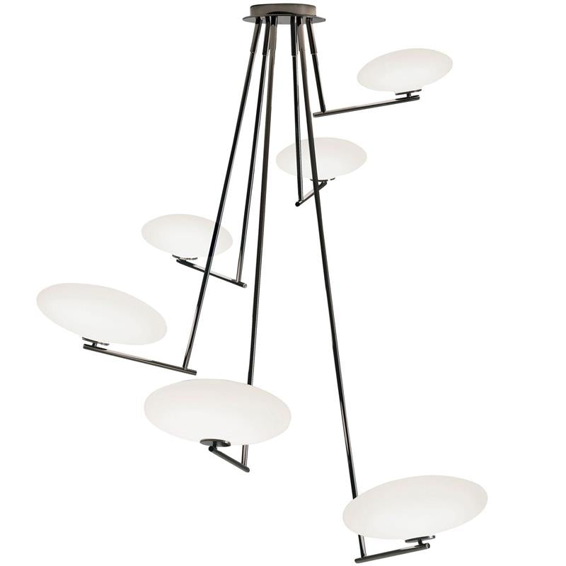 Umirarae Individual Creativity Brass Glass Ceiling Lamp