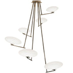 Umirarae Individual Creativity Brass Glass Ceiling Lamp