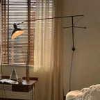 Wall Lamp Adjustable Black Swing-Arm Shade Industrial