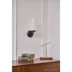 Avraee Modern Minimalist Brass Fabric Wall Lamp