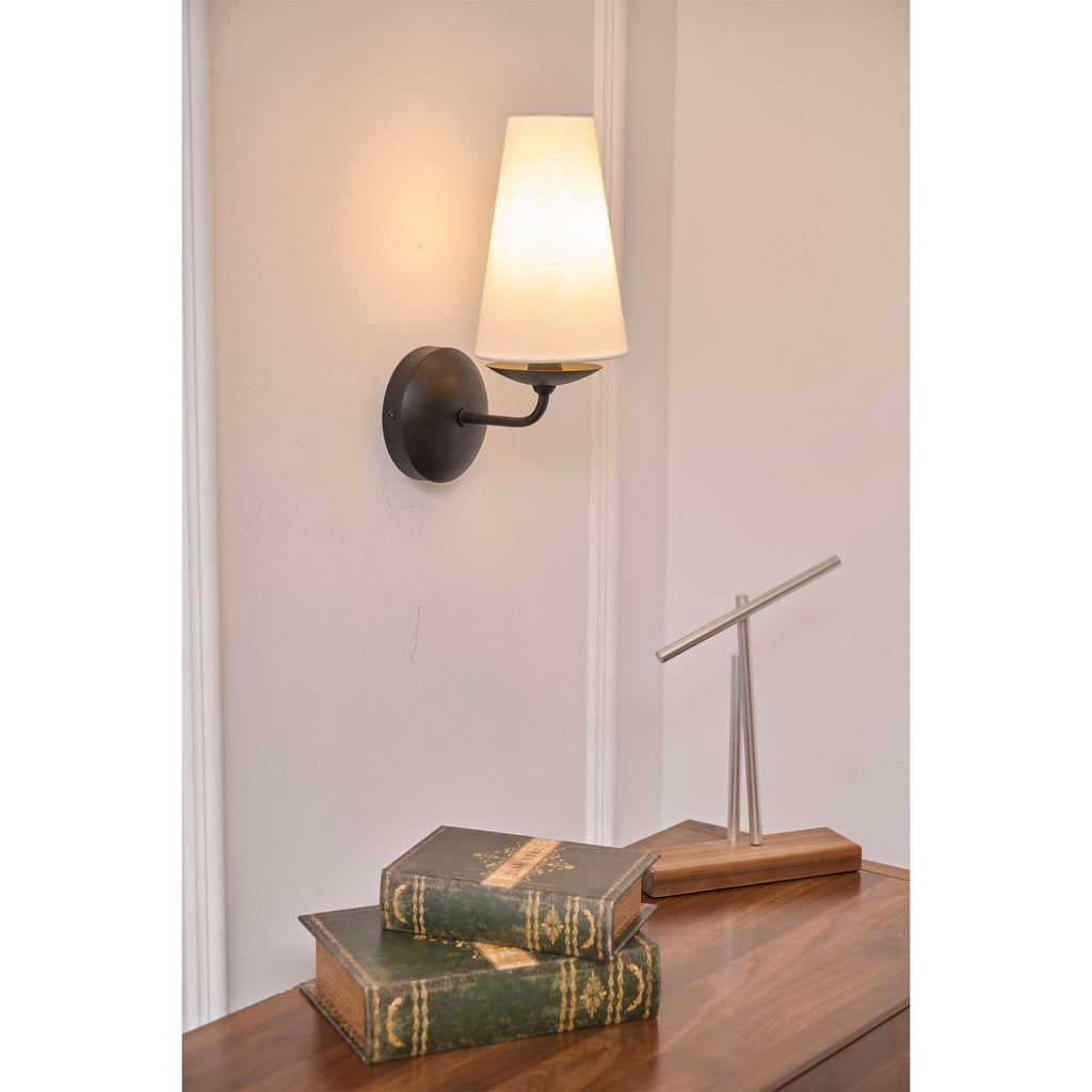 Avraee Modern Minimalist Brass Fabric Wall Lamp