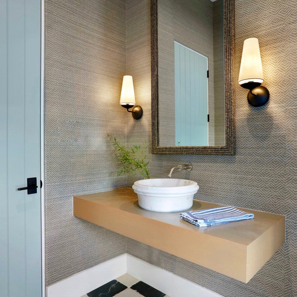 Avraee Modern Minimalist Brass Fabric Wall Lamp