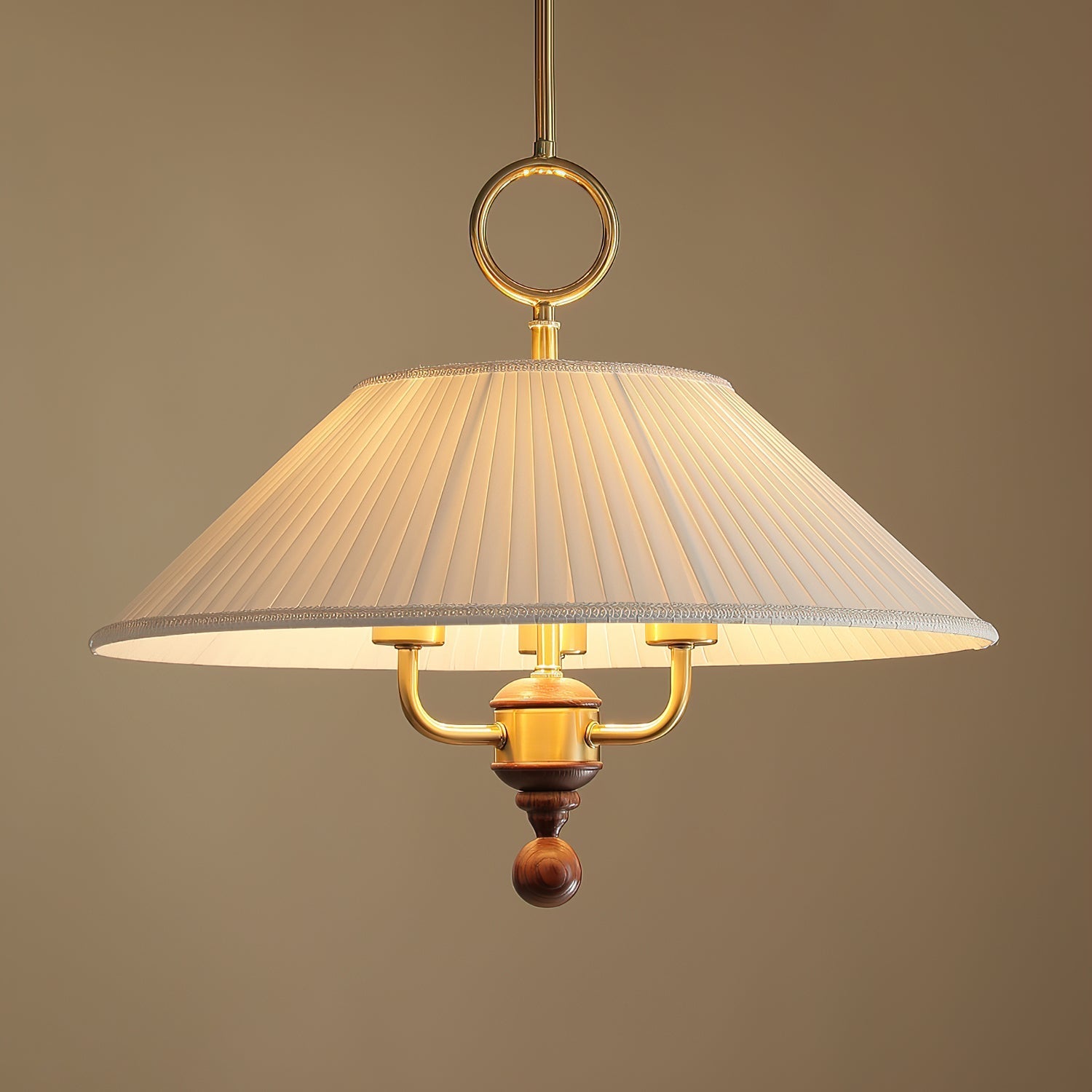 Marcellia Contemporary Wood Pendant Light