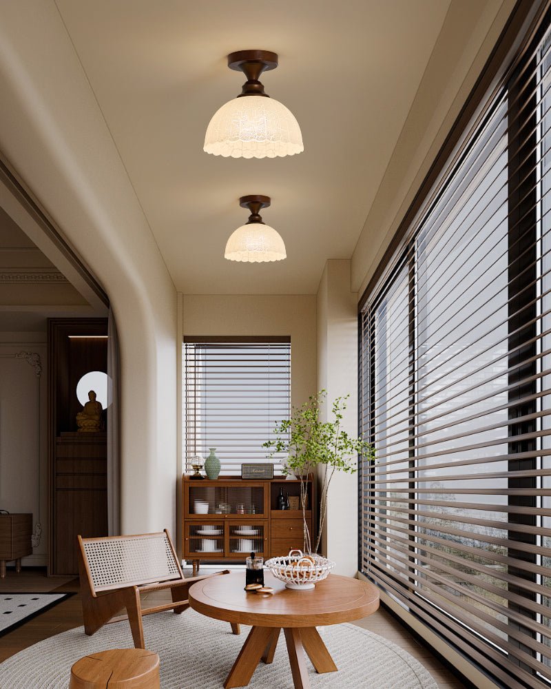 Alveneth Premium Nordic Art Glass Ceiling Lamp