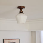 Alveneth Premium Nordic Art Glass Ceiling Lamp