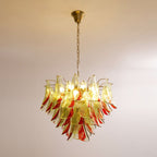 Aurora Chandelier Murano Glass Petal Elegant