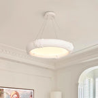Marika Chandelier Plaster Circular Floral