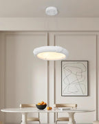 Marika Chandelier Plaster Circular Floral