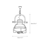 Evelor Vintage Industrial Pendant Light