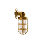 Evthaia Vintage Industrial Glass Wall Lamp