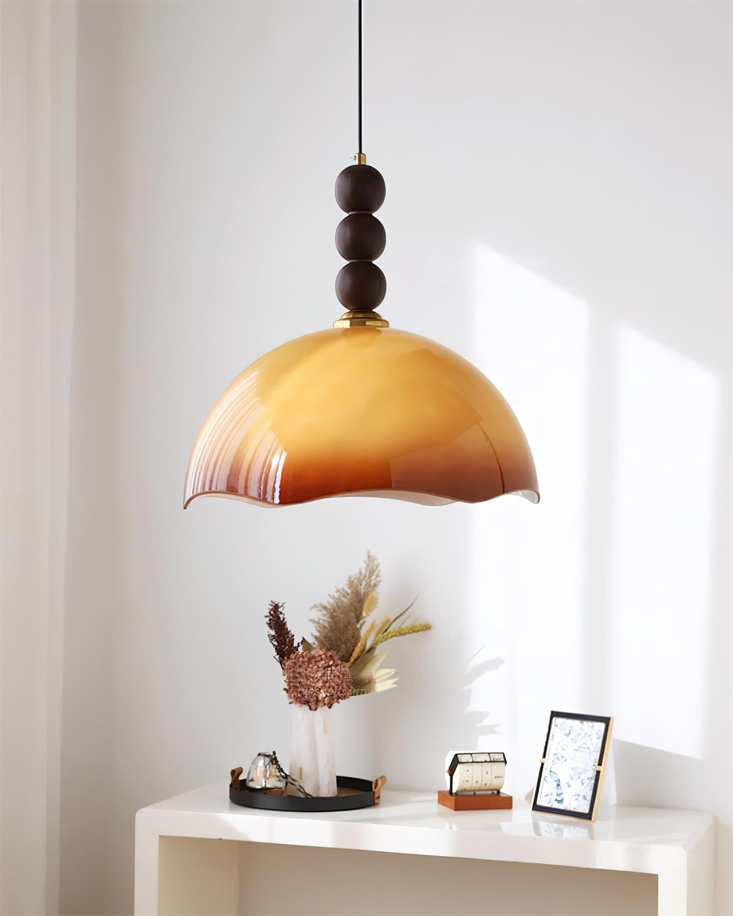 Marlu Pendant Lamp Rippling Dome