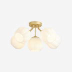Ceiling Light Petal Globe Cluster Soft Glow Romantic Floral