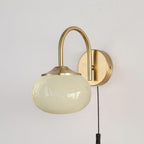 Dutiful Premium Nordic Art Plug-in Glass Sconce Wall Lamp