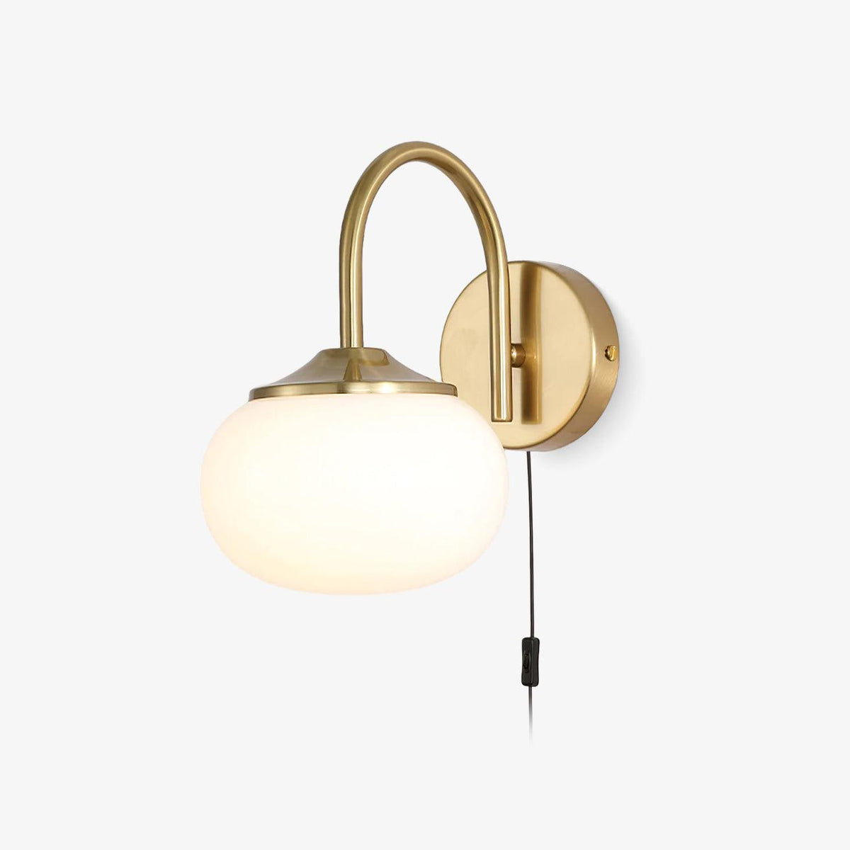 Dutiful Premium Nordic Art Plug-in Glass Sconce Wall Lamp