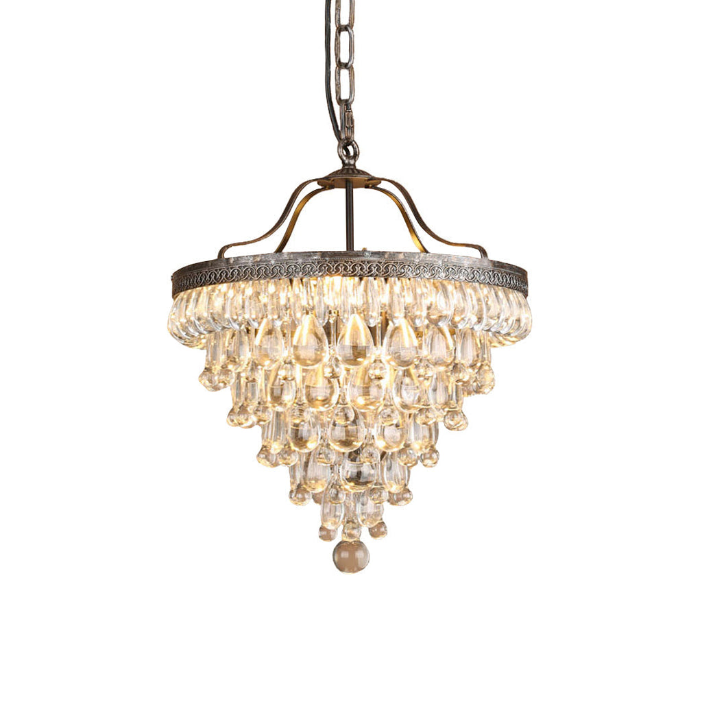 Blink Unique Inverted Pyramid Crystal Chandelier