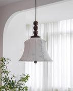 Materia Pendant Lamp Line Art Floral Wood Rustic