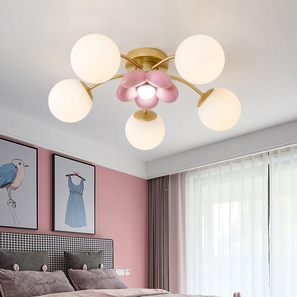 Blossura Pink Petal Ceiling Light