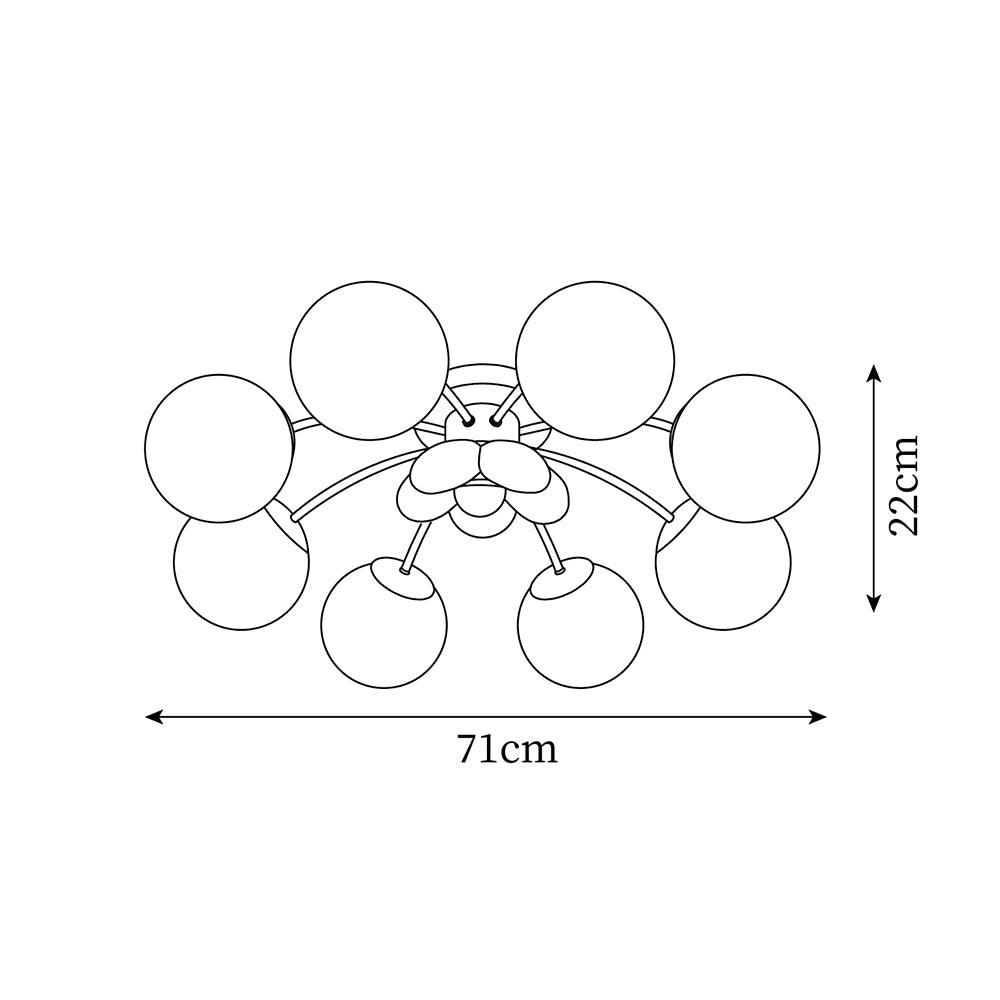 Blossura Pink Petal Ceiling Light
