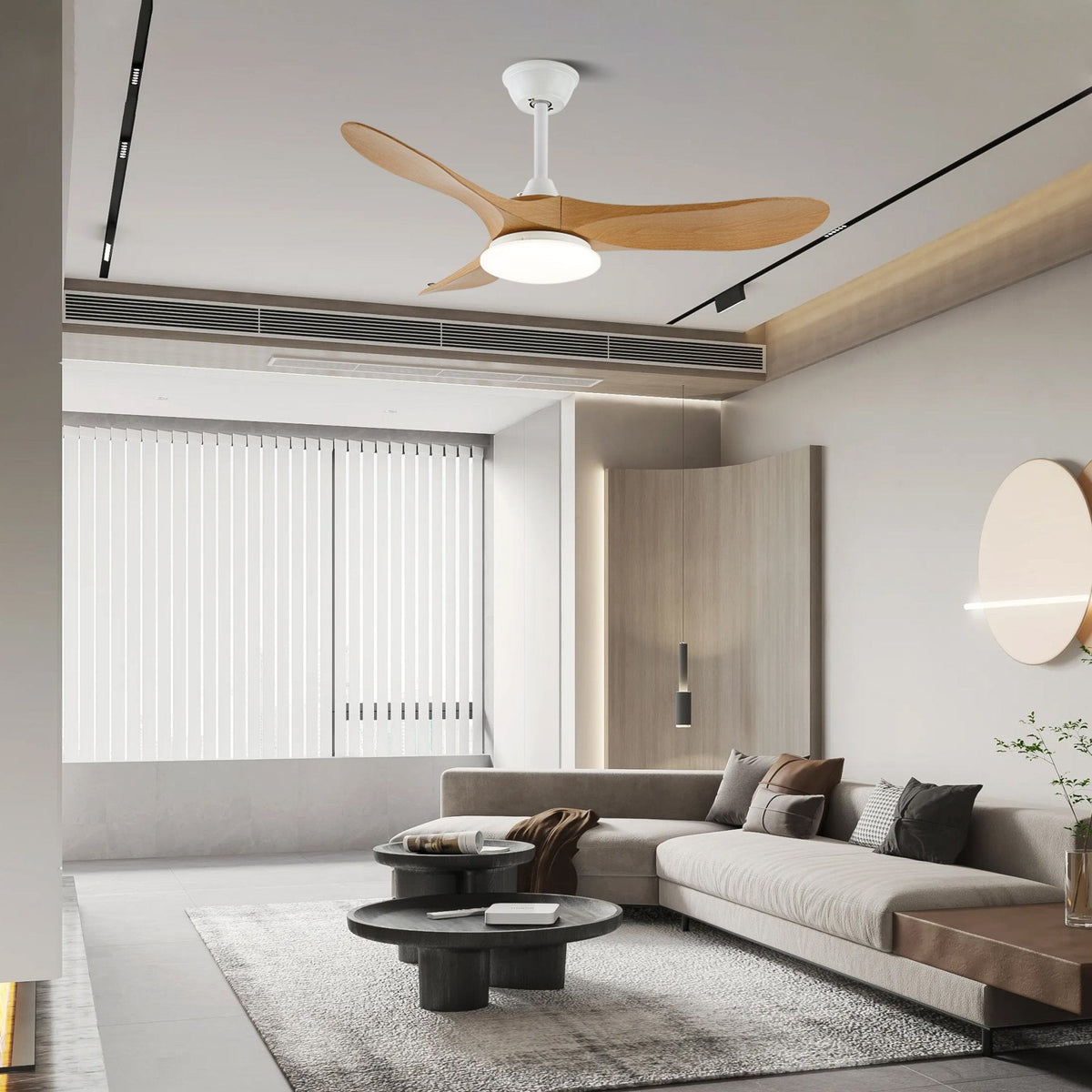Elora Minimalist Ceiling Fan Light