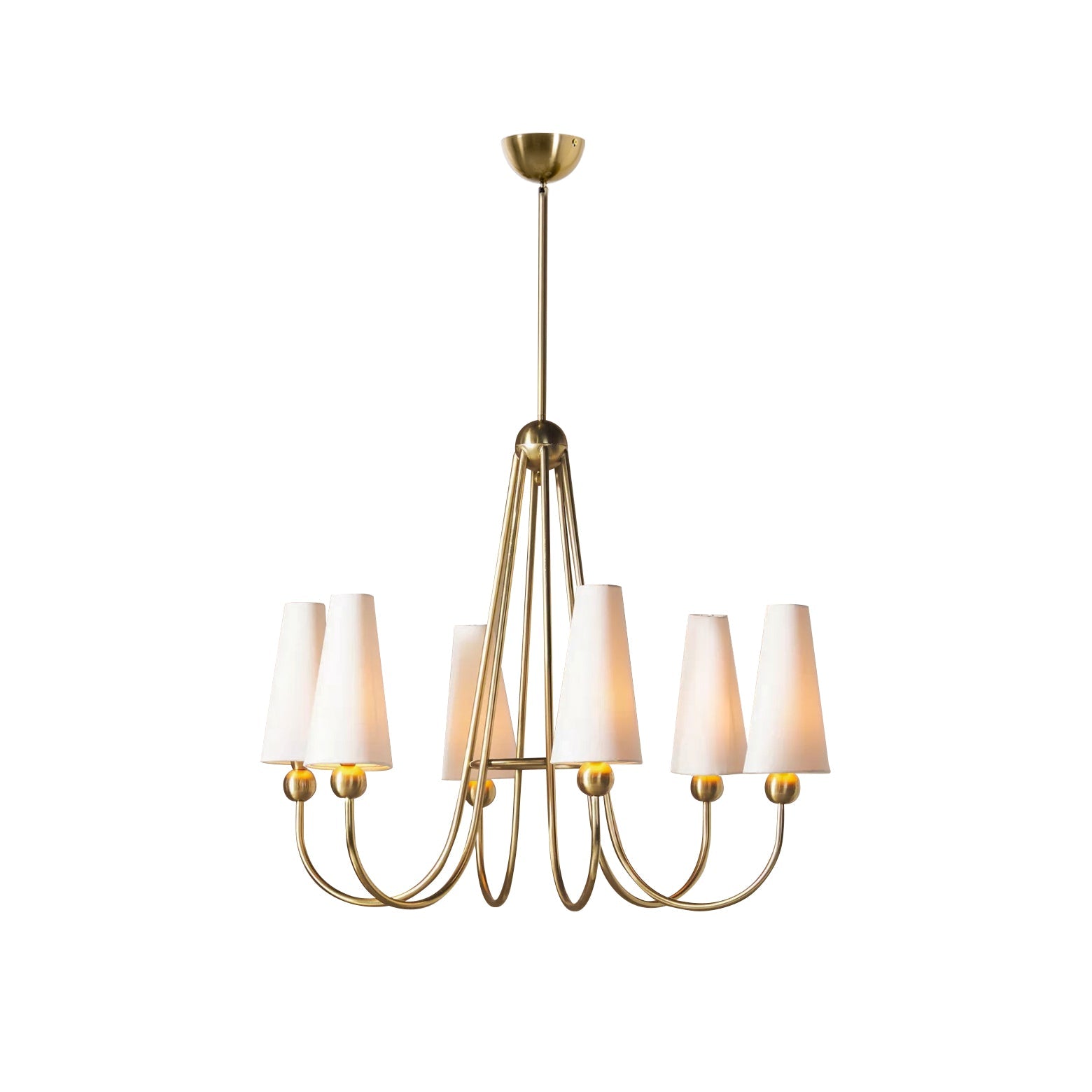 Calire Vintage Industrial Fabric Chandelier