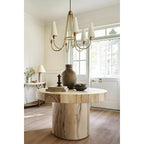 Calire Vintage Industrial Fabric Chandelier