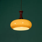 Valentina Vintage Glass Plug In Pendant Light