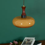 Valentina Vintage Glass Plug In Pendant Light