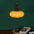 Valentina Vintage Glass Plug In Pendant Light