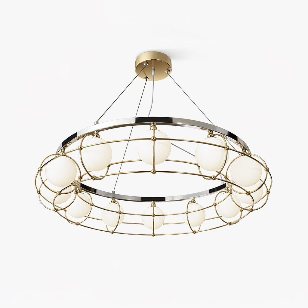 Mia Modern Glass Chandelier