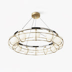 Mia Modern Glass Chandelier