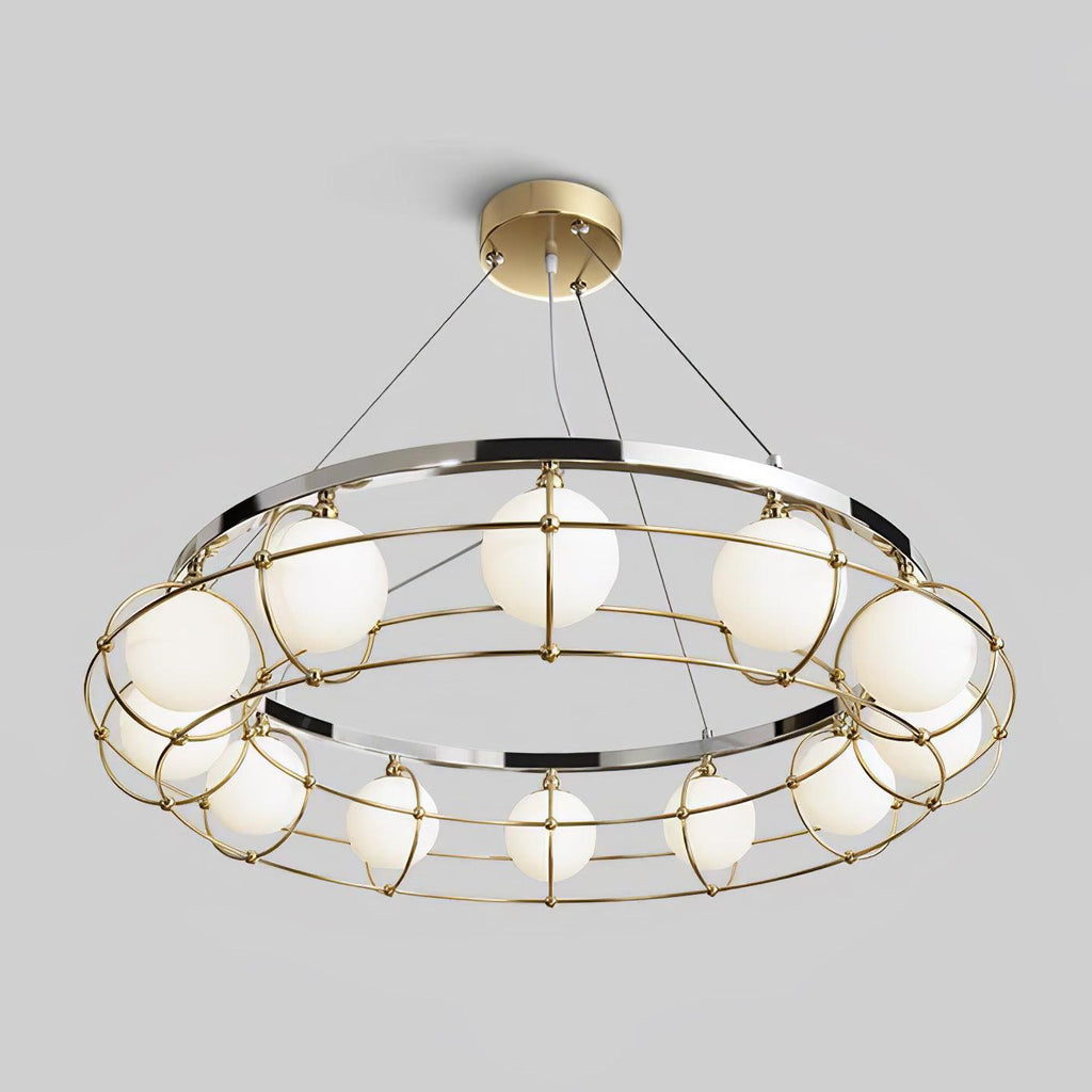 Mia Modern Glass Chandelier