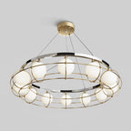 Mia Modern Glass Chandelier