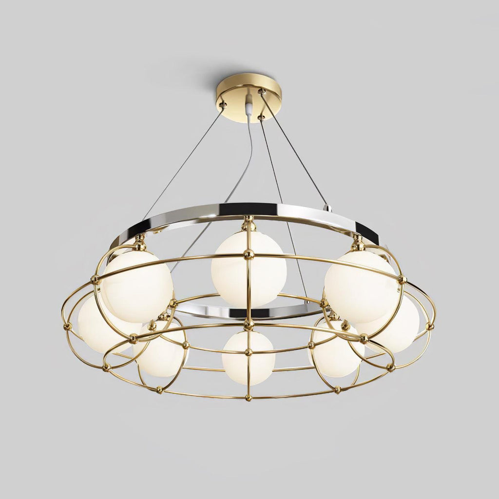 Mia Modern Glass Chandelier