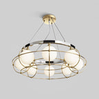 Mia Modern Glass Chandelier