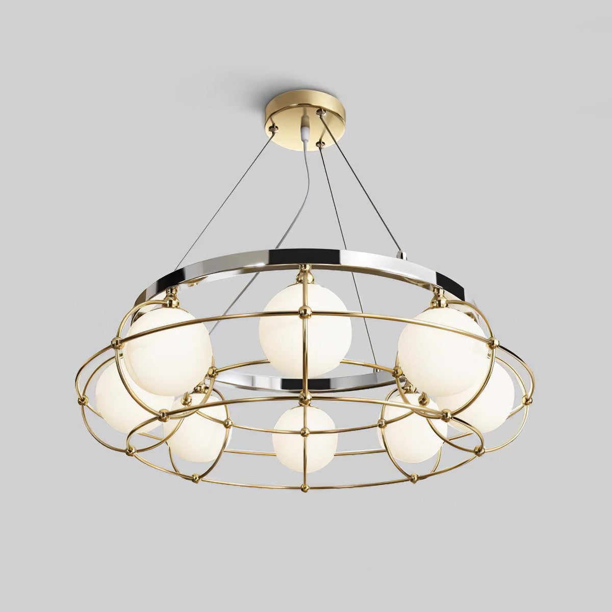 Mia Modern Glass Chandelier