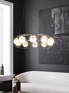 Mia Modern Glass Chandelier
