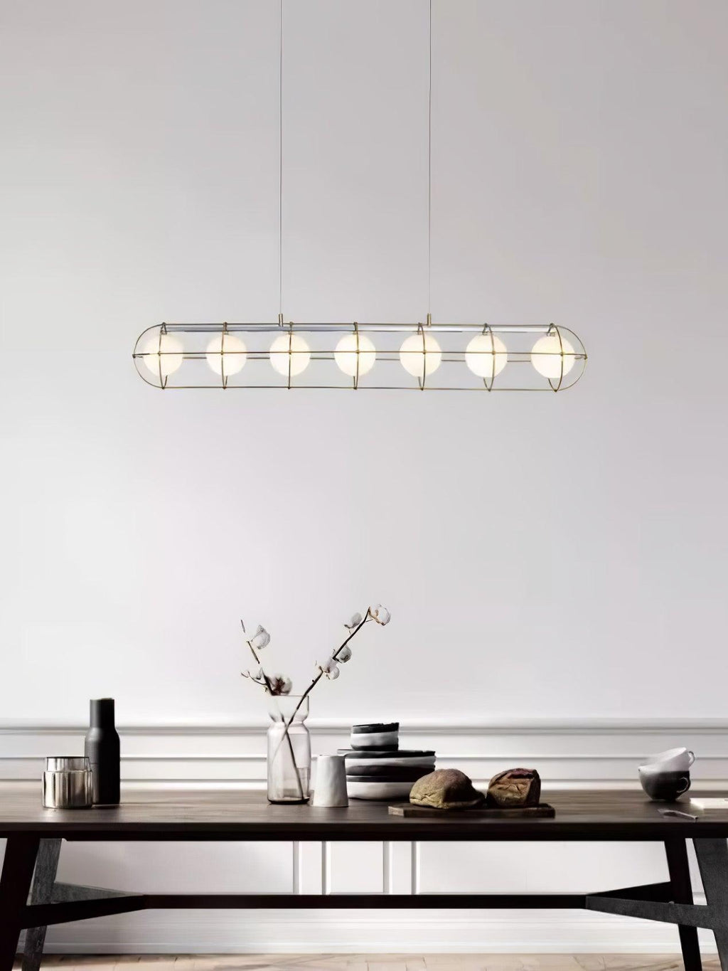 Mia Modern Glass Chandelier