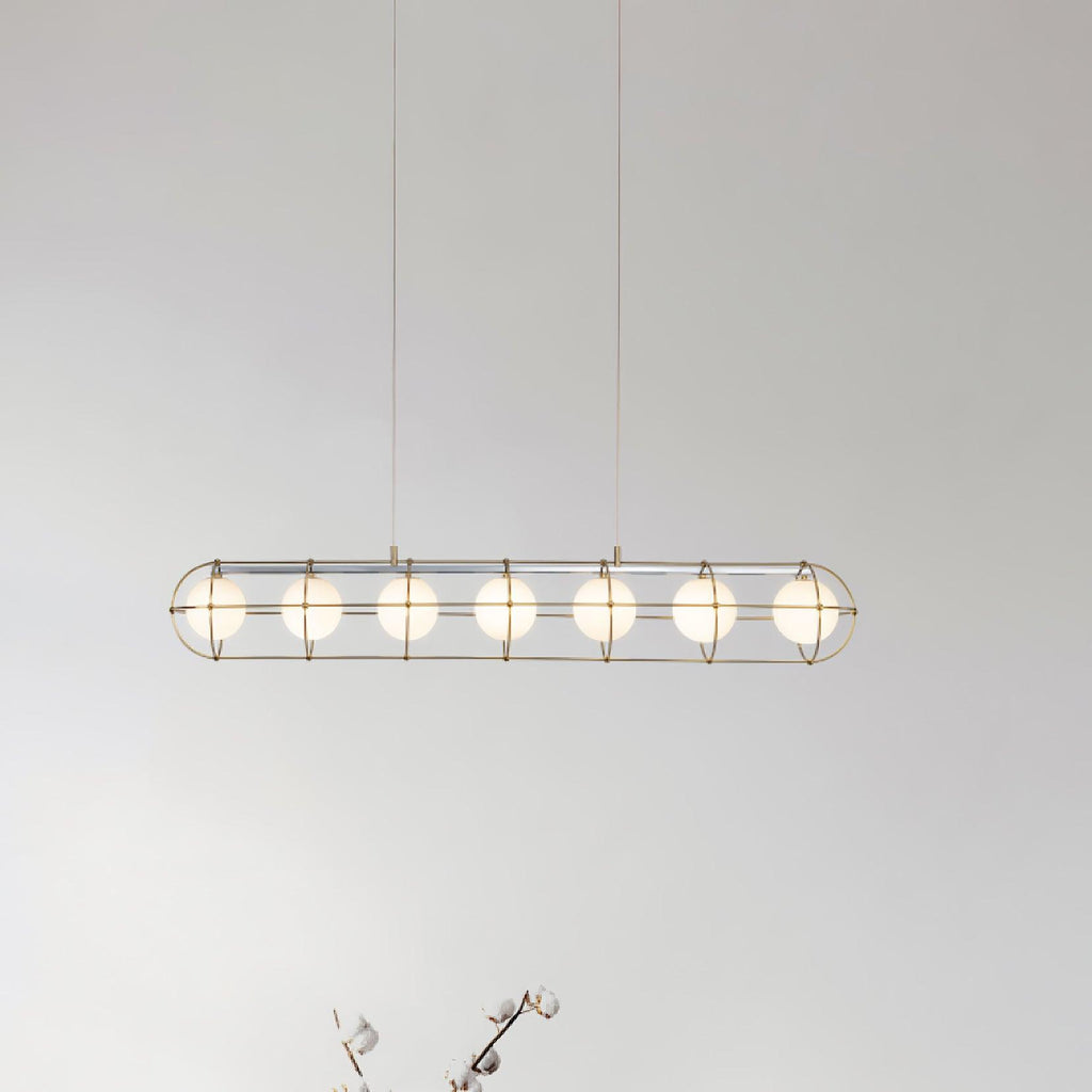 Mia Modern Glass Chandelier