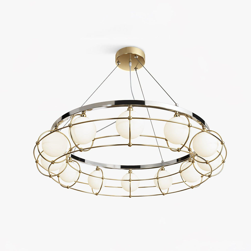 Mia Modern Glass Chandelier