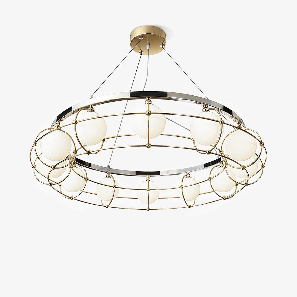 Mia Modern Glass Chandelier