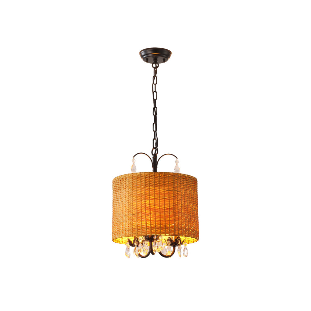 Avnoren Vintage Natural Crystal Pendant Lamp