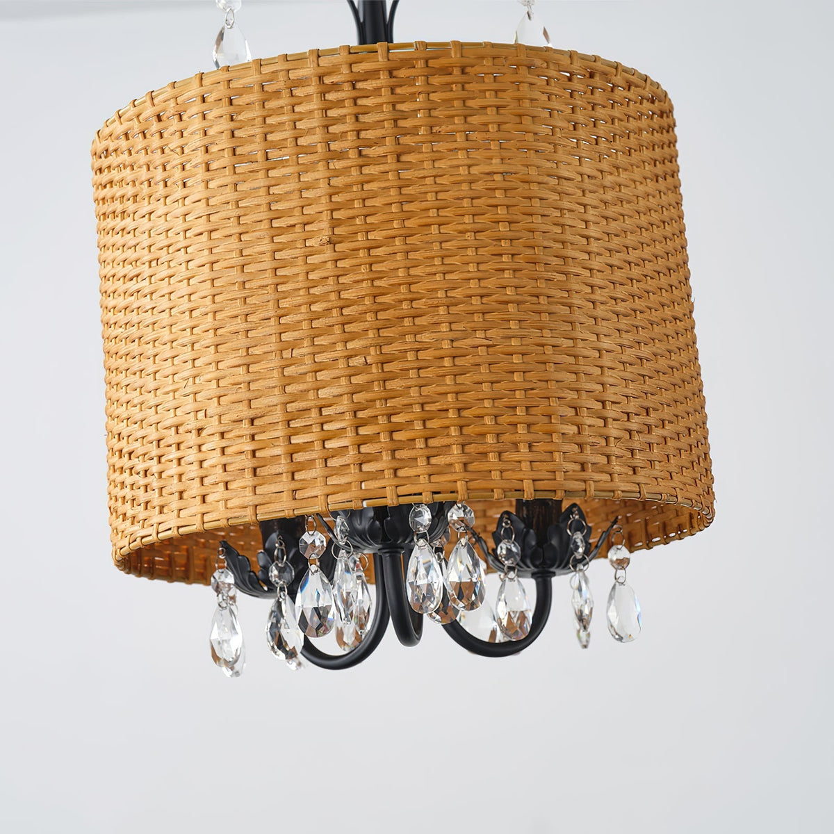 Avnoren Vintage Natural Crystal Pendant Lamp