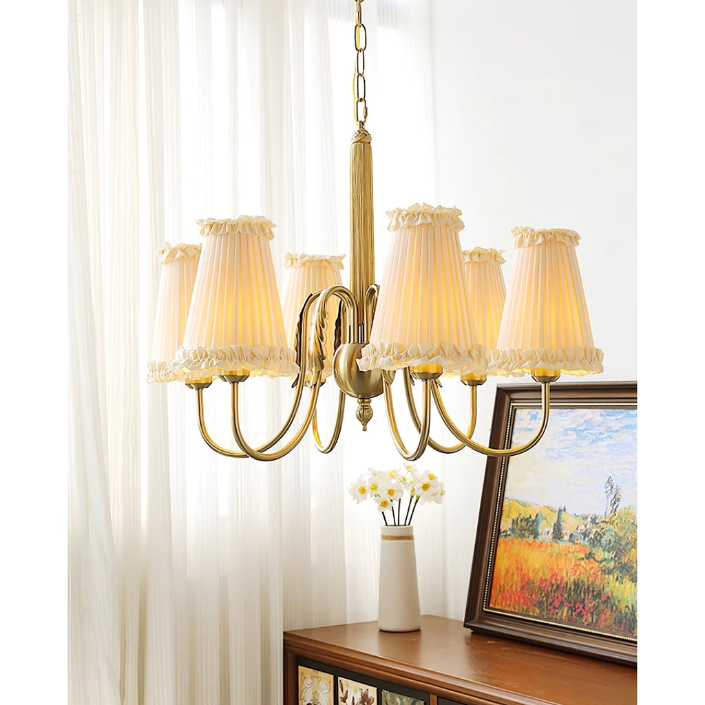 Ervaren Vintage Postmodern Luxury Fabric Chandelier
