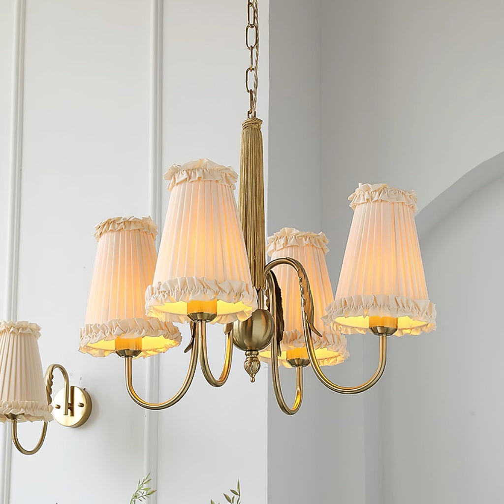 Ervaren Vintage Postmodern Luxury Fabric Chandelier