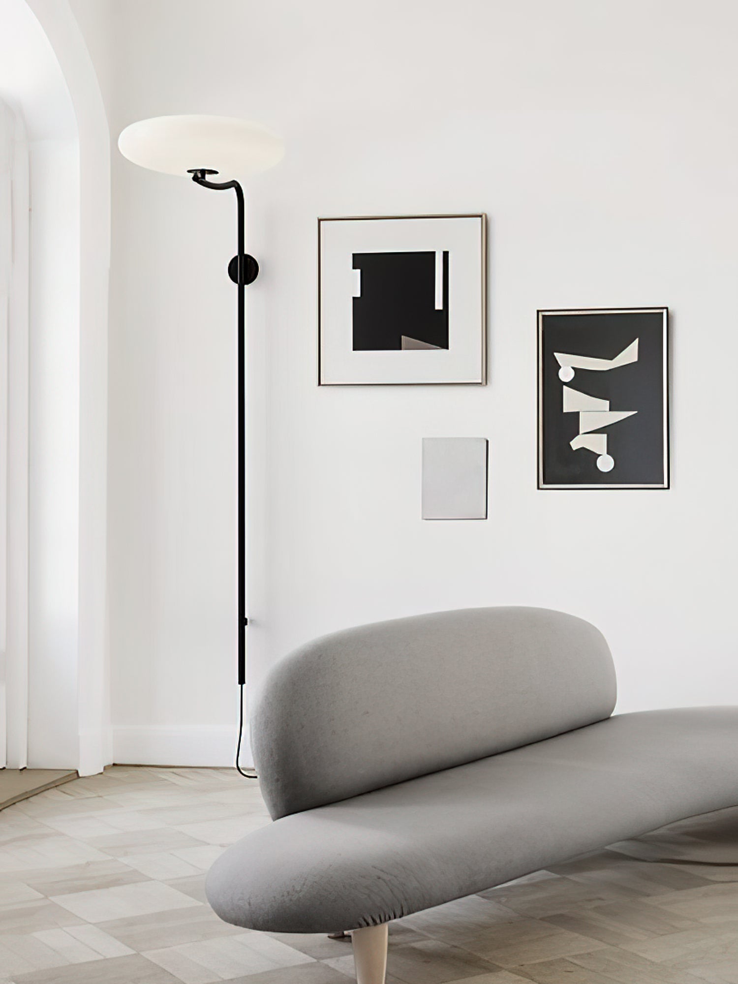 Arc Modern Metal Wall Light